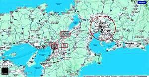 KYOTO - NARA - OSAKA - Plan situation 01